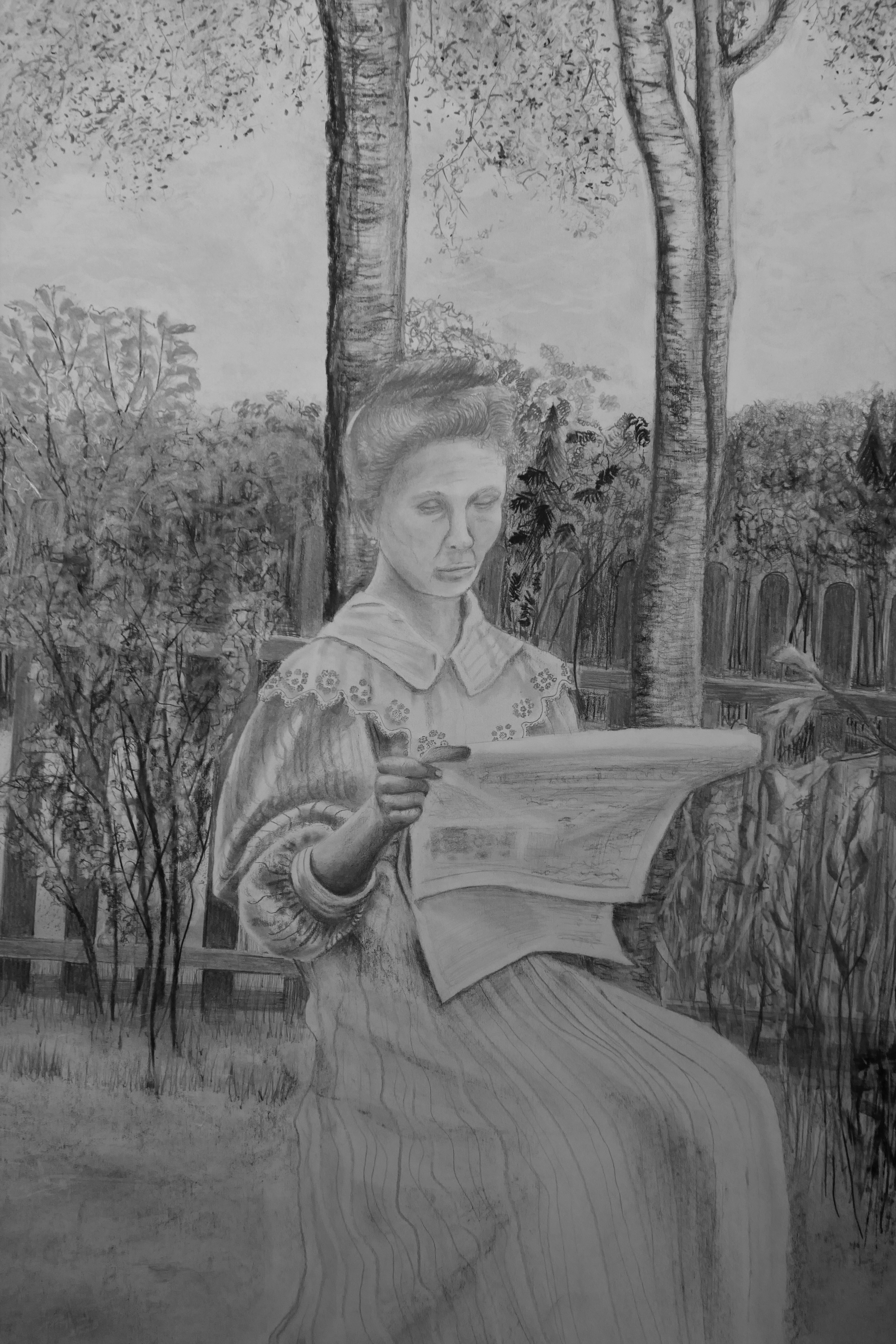 2. Juha Ryynänen. Nimetön. A2 Lyijy. 2018. Kalajoki